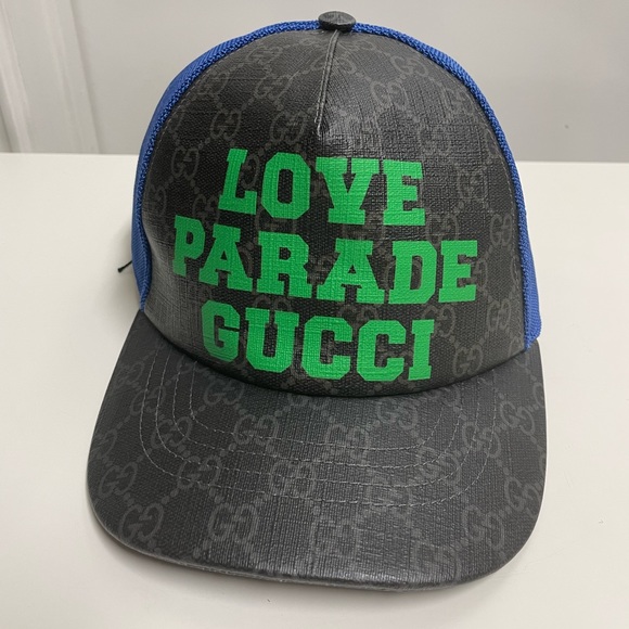 GUCCI LOVE PARADE MESH BASEBALL CAP - Picture 2 of 9